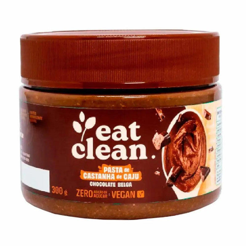 Pasta de Castanha de Caju Chocolate Belga Eat Clean 300g - Meu Brasil On Line