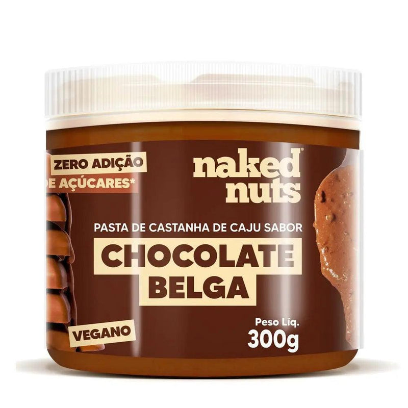 Pasta De Castanha De Caju Com Chocolate Belga Naked Nuts 300G - Meu Brasil On Line