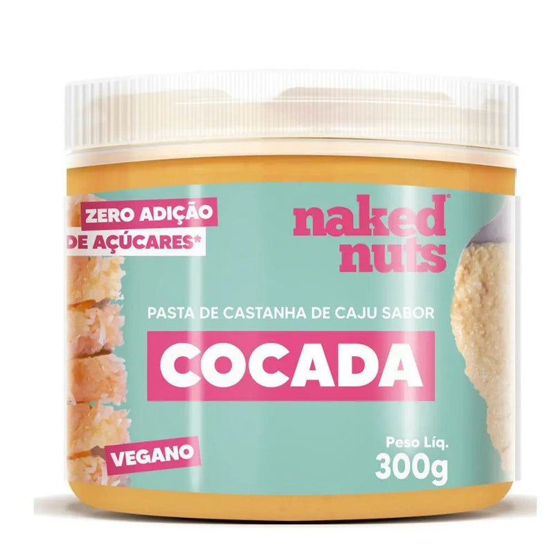 Pasta De Castanha De Caju Com Cocada Naked Nuts 300G - MEUBRASILONLINE