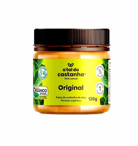 Pasta de Castanha Orgânica Original A Tal da Castanha 120g - MEUBRASILONLINE