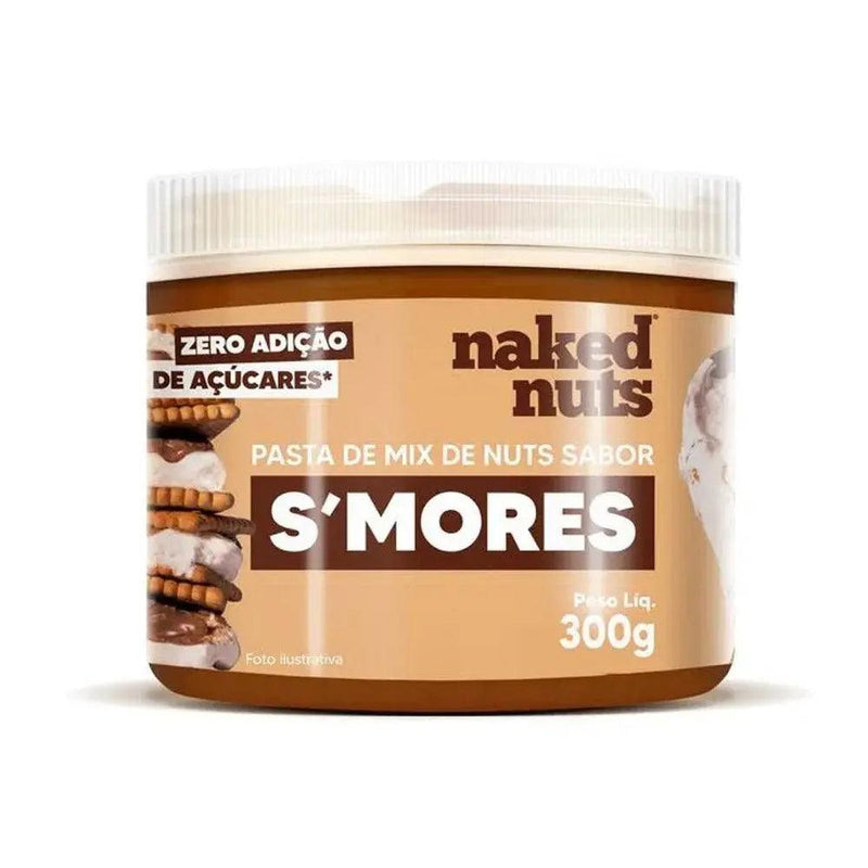 Pasta de Mix de Nuts S'mores Naked Nuts 300g - Meu Brasil On Line