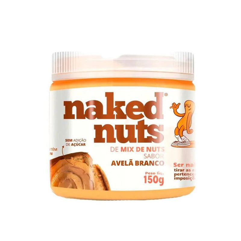 Pasta Mix de Nuts e Avelã Branco Naked Nuts 150g - MEUBRASILONLINE