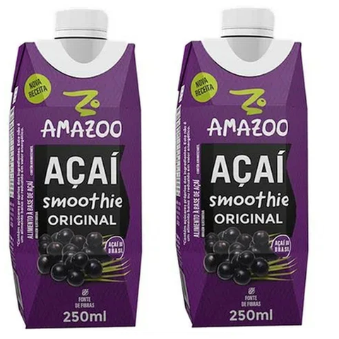 Amazoo Açaí Smoothie Tradicional 2x250ml