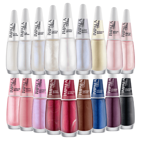 Impala Nail Polishes A Cor da Sua Moda Collection - Pearly