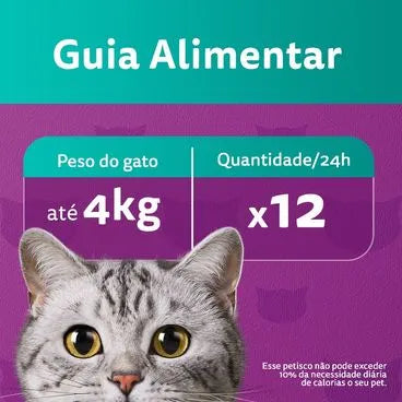 Whiskas Petiscos Anti Bola De Pelo 2x40g