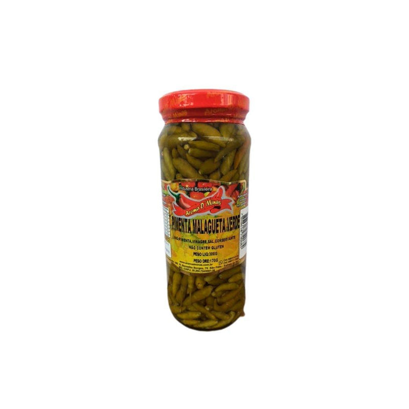 Pimenta Malagueta Verde Aroma de Minas 170 Gr - MEUBRASILONLINE