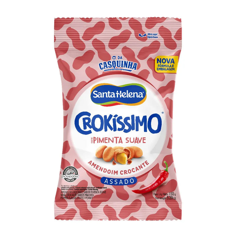 Amendoim Crokissimo 1Kg - Santa Helena