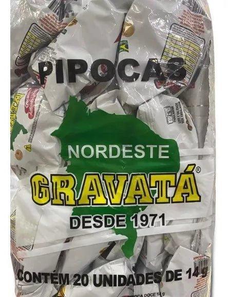 Pipoca Gravatá Nordestina Salgada Fardo C/20 Unidades De 14g - MEUBRASILONLINE