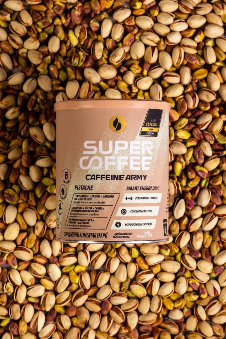 Supercoffee Pistache 3.0 Caffeine Army 380G - MEUBRASILONLINE