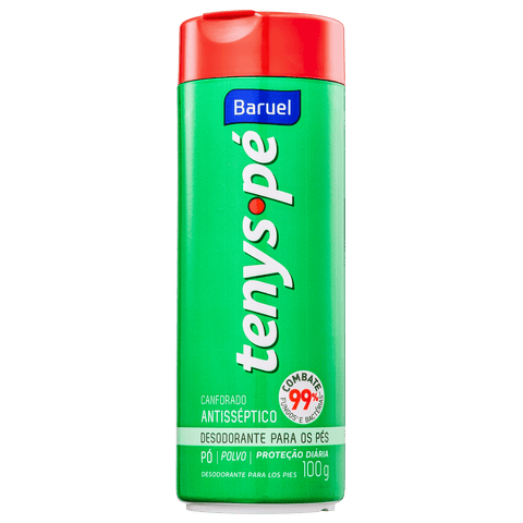 Baruel Talco Antisséptico Tenys 100g - Unidade