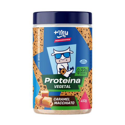 +Mu Performance Plant Protein - Caramel Macchiato - 450g Jar