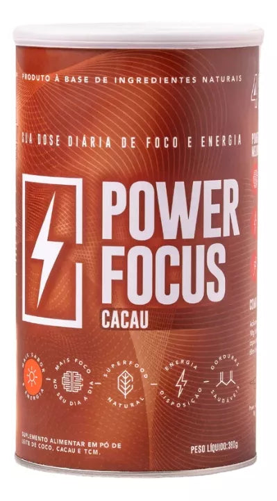 POWER FOCUS COCOA TIN 380G