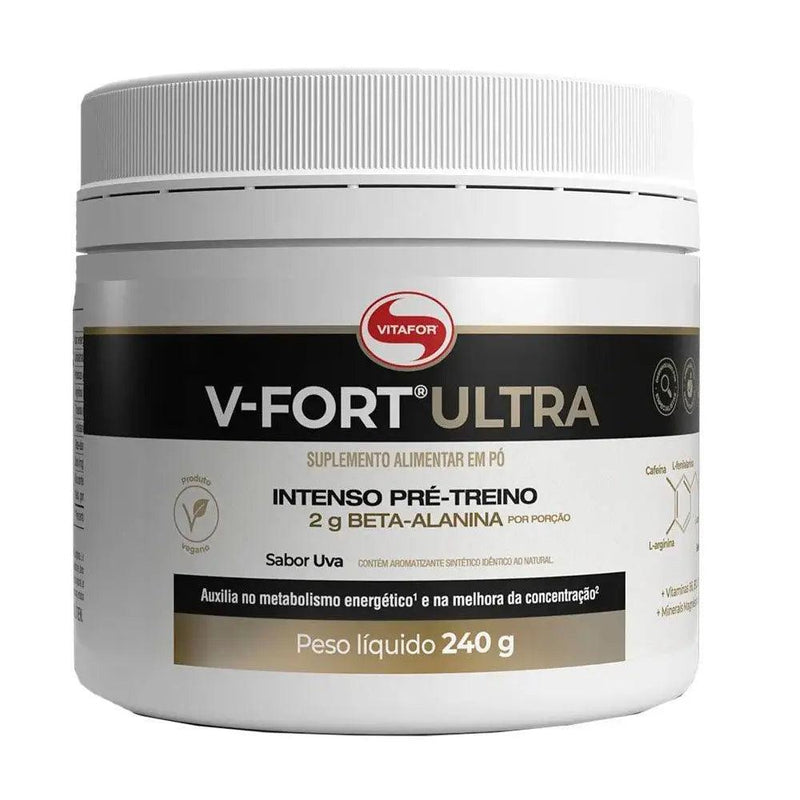 Pré - treino V - Fort Ultra Vitafor 240g - Meu Brasil On Line