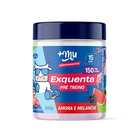 Exquenta +Mu Performance - Pré-Treino - Amora e Melancia - 300g - MEUBRASILONLINE