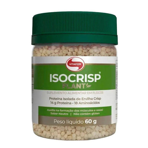 Proteína De Ervilha Isocrisp Plant Vitafor 60g - MEUBRASILONLINE