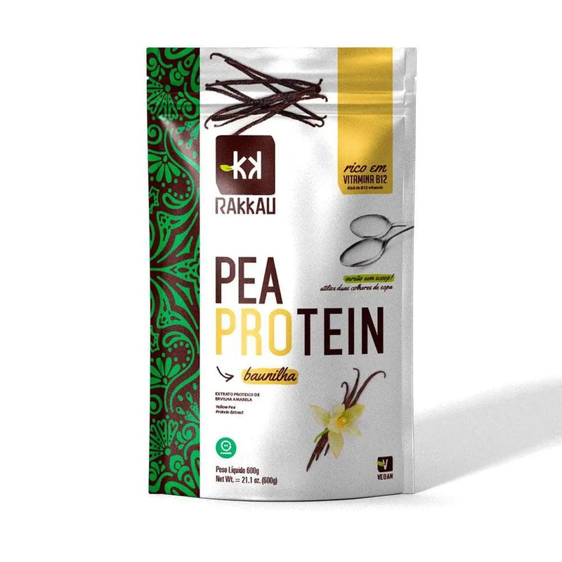 Proteína de Ervilha Pea Protein Baunilha Rakkau 600g - Meu Brasil On Line