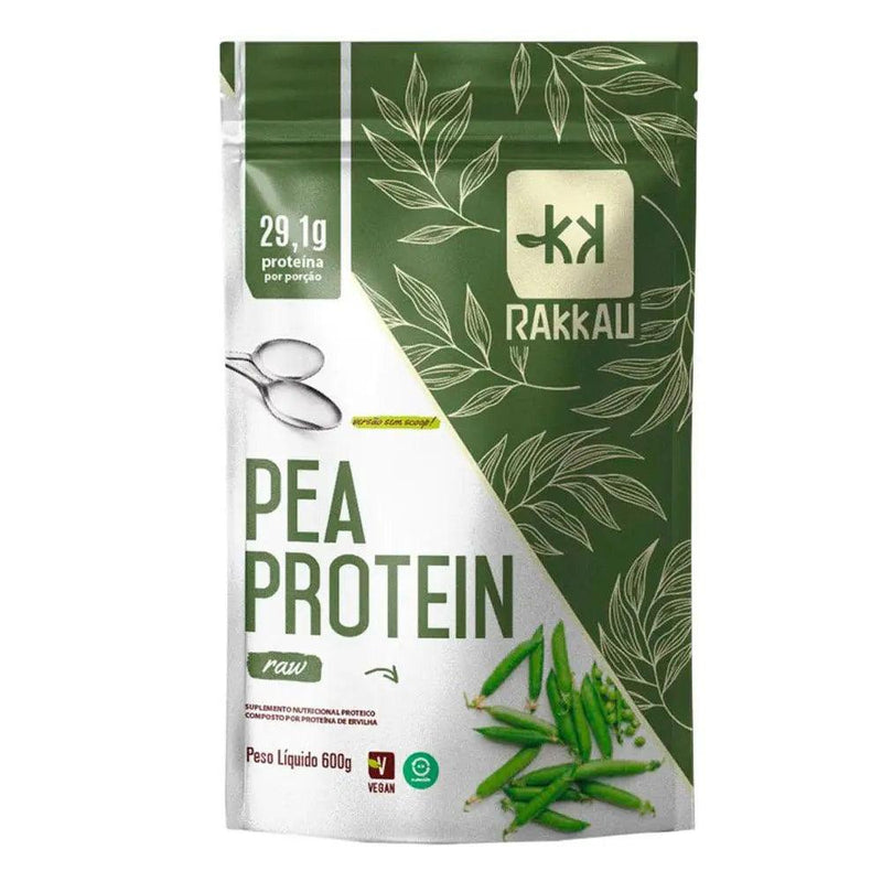 Proteína de Ervilha Pea Protein Raw Rakkau 600g - MEUBRASILONLINE