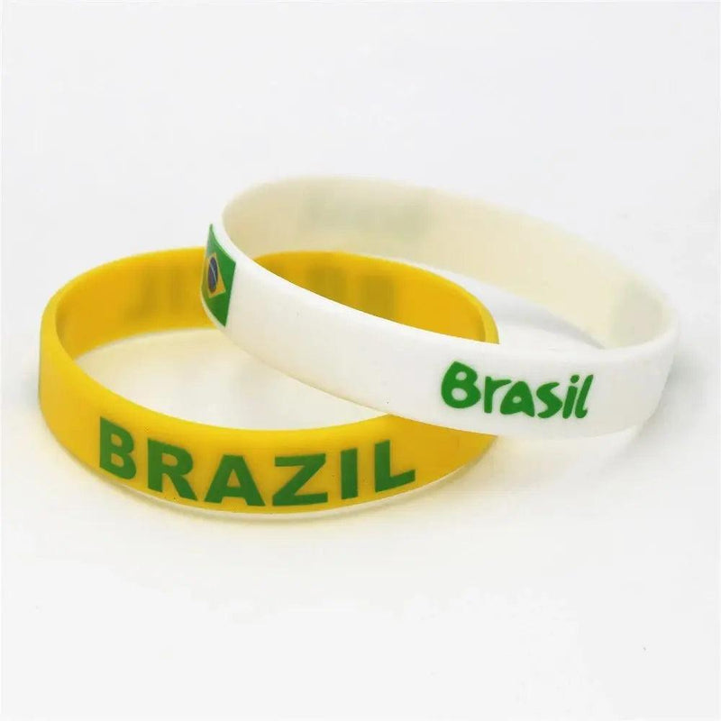 Pulseira Brasil Silicone - Meu Brasil On Line