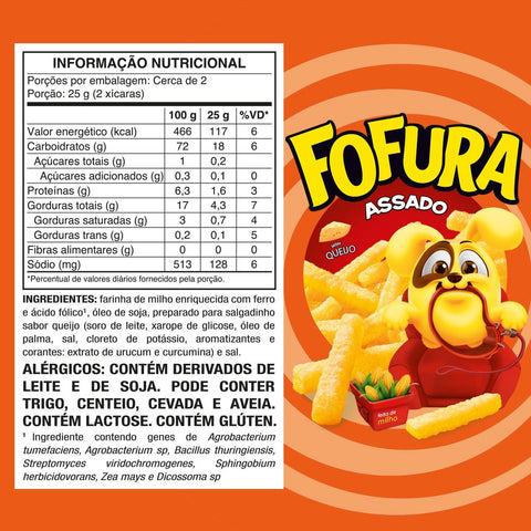 Salgadinho Fofura Queijo 60G