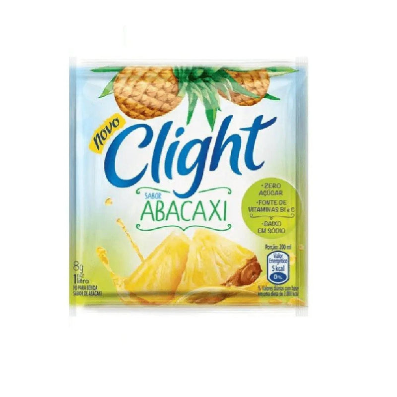 Refresco Em Pó Clight Abacaxi 15 x 8 Gr. - MEUBRASILONLINE