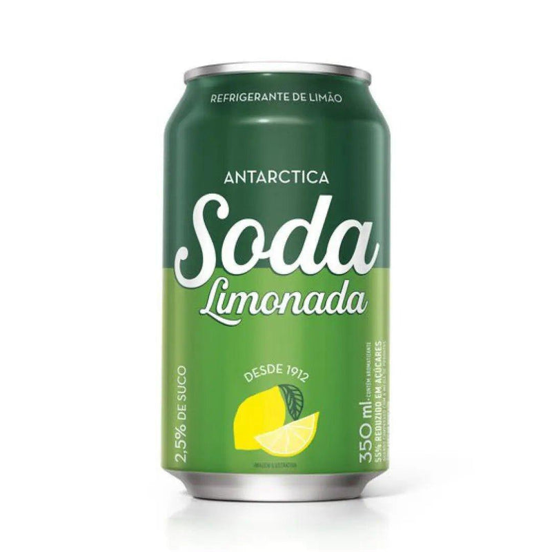 Refrigerante Limonada Soda Antarctica Lata 350Ml - Meu Brasil On Line