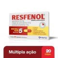 Resfenol 400mg + 4mg + 4mg - 20 Cápsulas