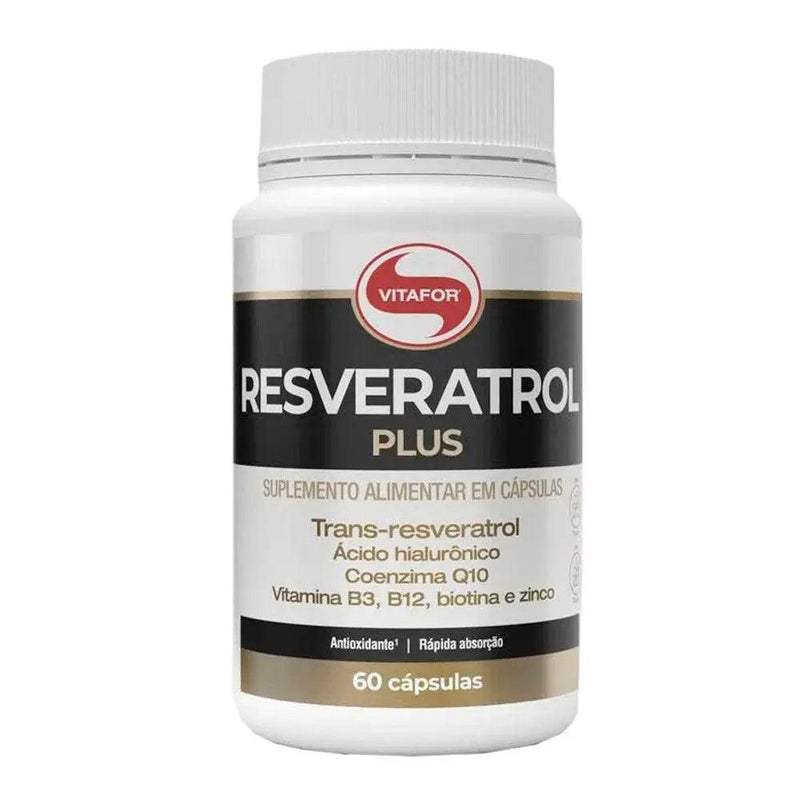 Resveratrol Plus Vitafor 60 Cáps - Meu Brasil On Line