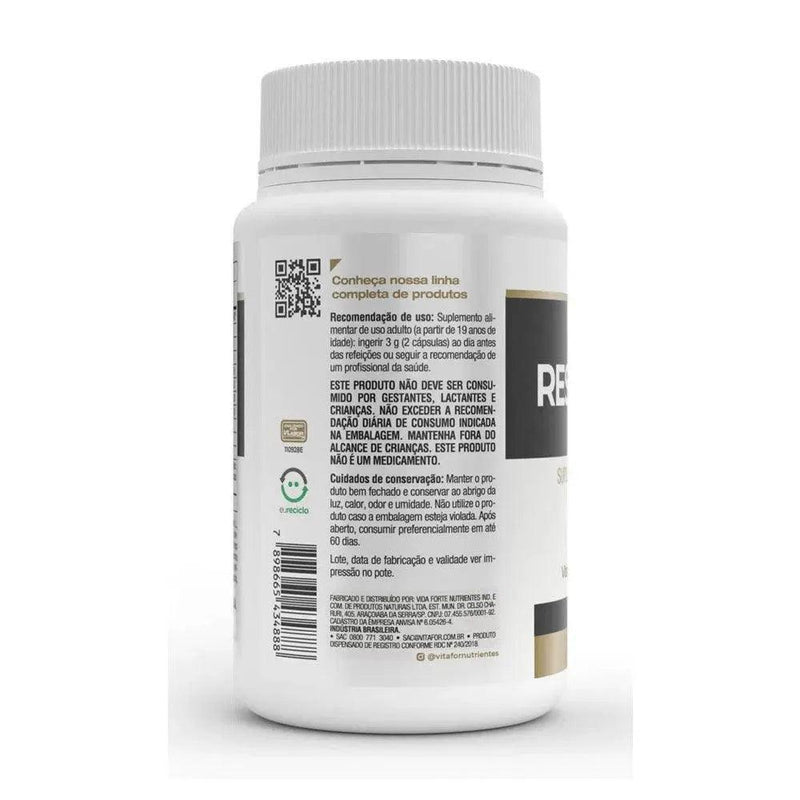 Resveratrol Plus Vitafor 60 Cáps - Meu Brasil On Line