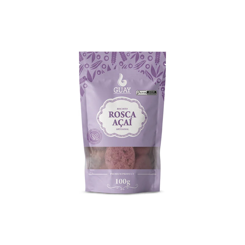 Biscoito Rosca De Açaí Guay 100G