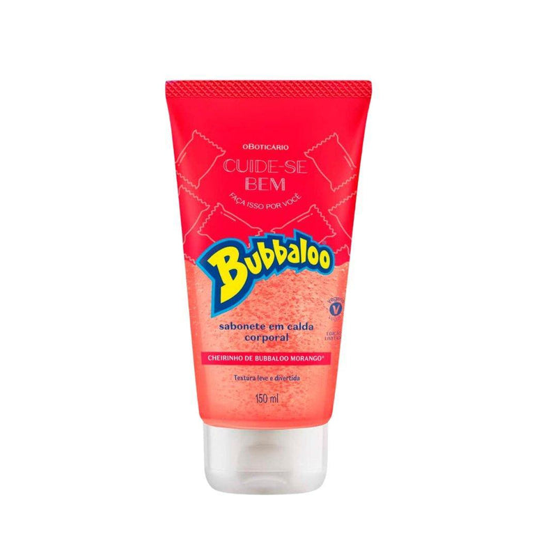 Sabonete Líquido Corporal Cuide-se Bem Bubbaloo Morango 150 Ml - MEUBRASILONLINE