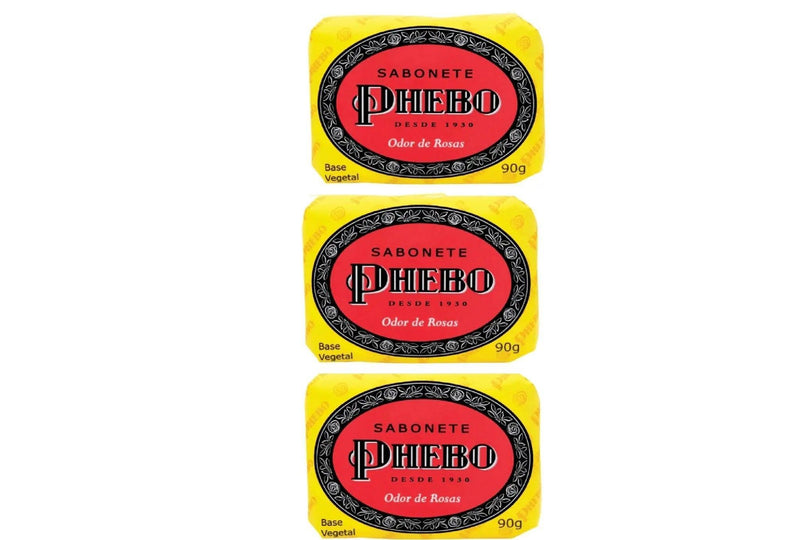 Sabonete Phebo Odor de Rosas 3x90 Gr. - Meu Brasil On Line