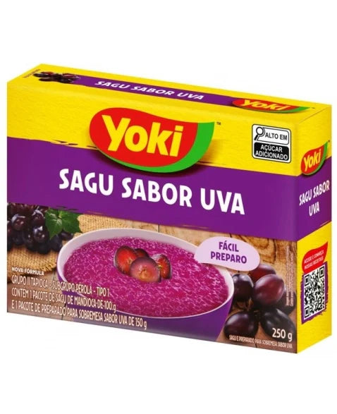 Yoki Sagu Sabor Uva 250G