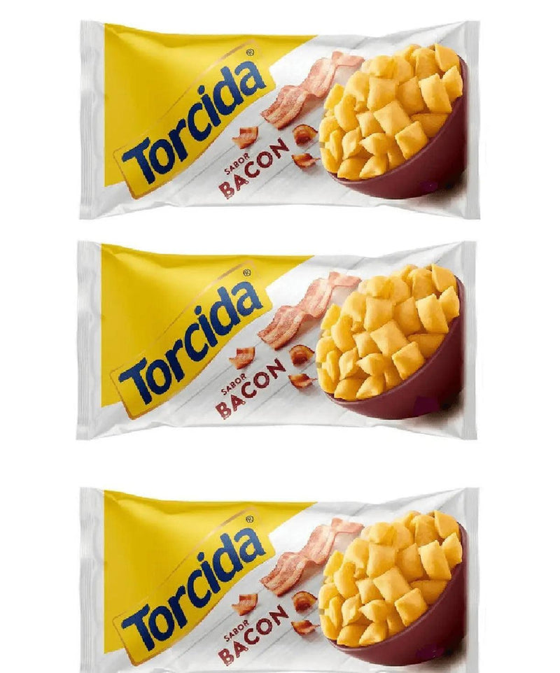 Salgadinho TORCIDA® Bacon 3 X 60 Gr. - Meu Brasil On Line