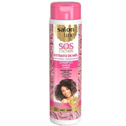 Salon Line S.O.S Cachos Mel Cachos Intensos Shampoo 300ml - MEUBRASILONLINE