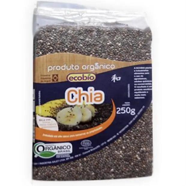 Semente de Chia Orgânica Ecobio 250g - MEUBRASILONLINE