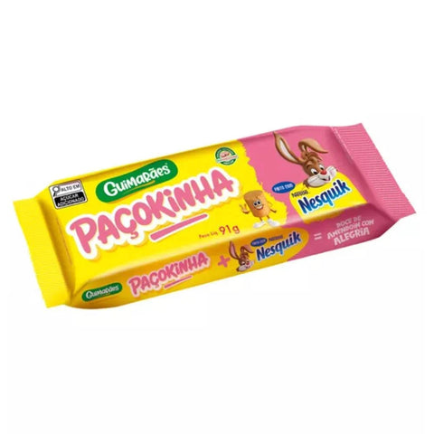Sweet Paçoquinha Rolha Individual Nesquik 91g - Guimarães