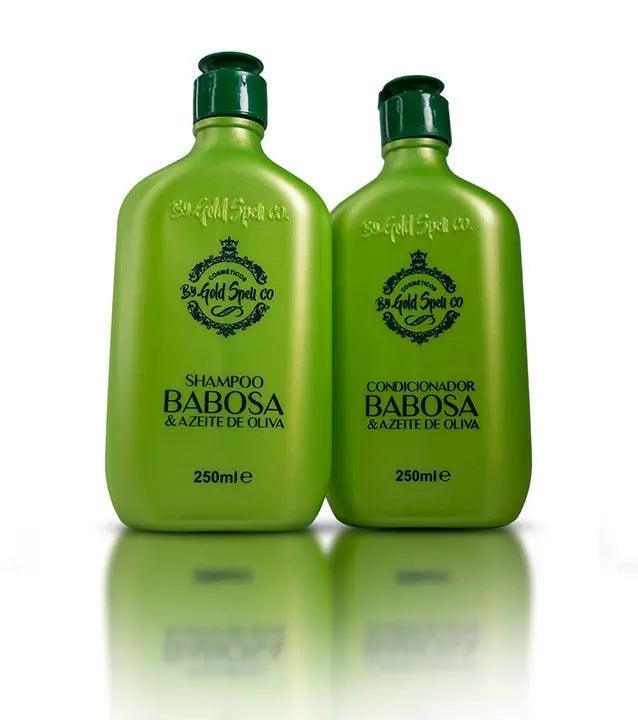 Shampoo e condicionador babosa e azeita de oliva - ouro spell co - MEUBRASILONLINE