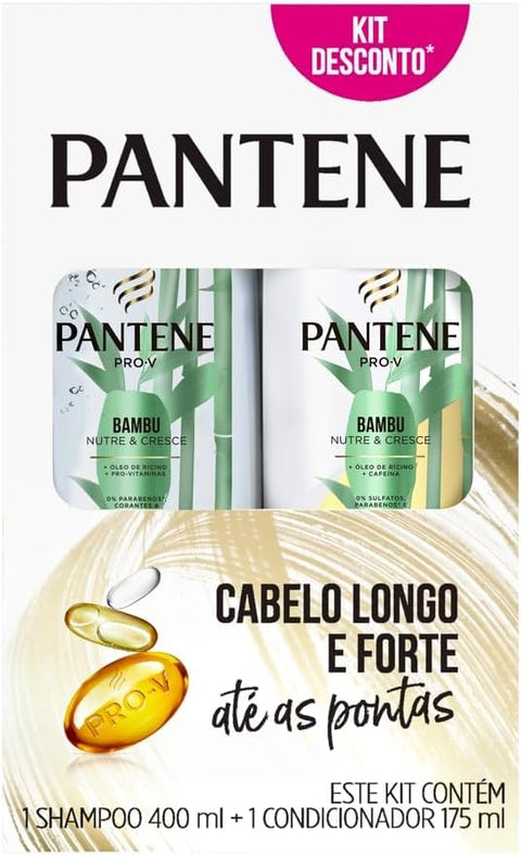 Pantene Bamboo Kit: Shampoo 400ml + Conditioner 175ml