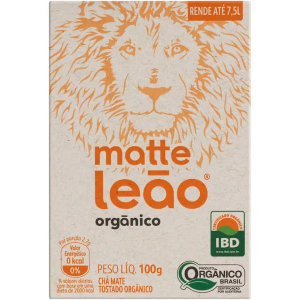 Chá Matte Leão Orgânico Granel 100 G