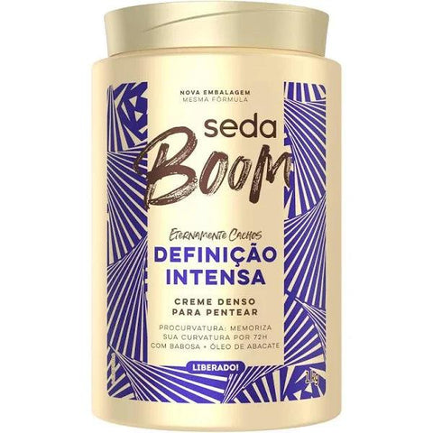 Creme Para Pentear Seda Boom Definição Intensa 1k - MEUBRASILONLINE