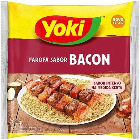 Farofa Sabor Bacon Yoki 200g - MEUBRASILONLINE