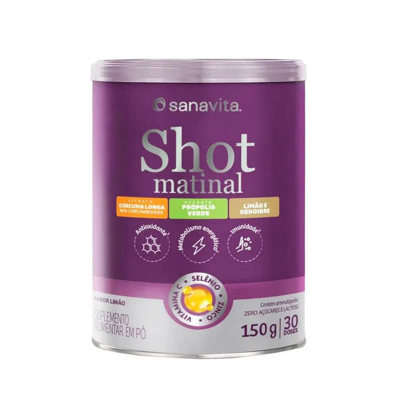 Shot Matinal Sabor Limão Sanavita 150g - Meu Brasil On Line