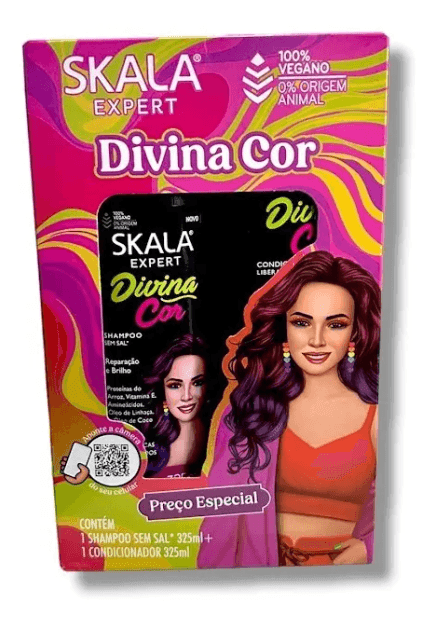 Skala Kit Divina Cor Shampoo e Condicionador - MEUBRASILONLINE