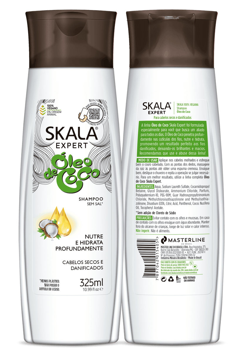 Skala Kit Oleo de Coco Shampoo e Condicionador - MEUBRASILONLINE