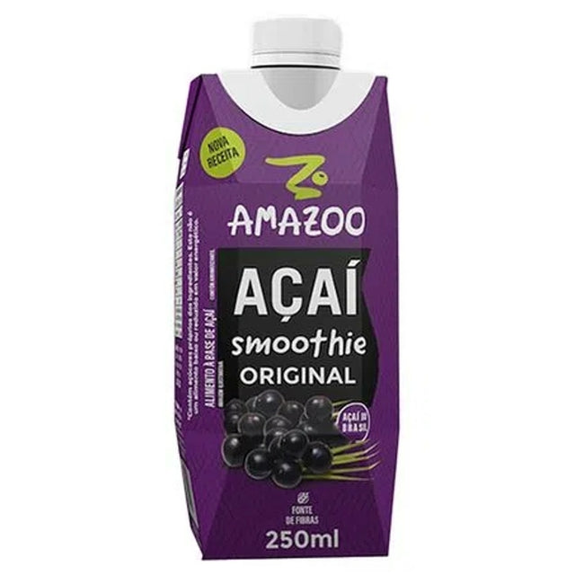 Amazoo Açaí Smoothie Tradicional 250ml - MEUBRASILONLINE