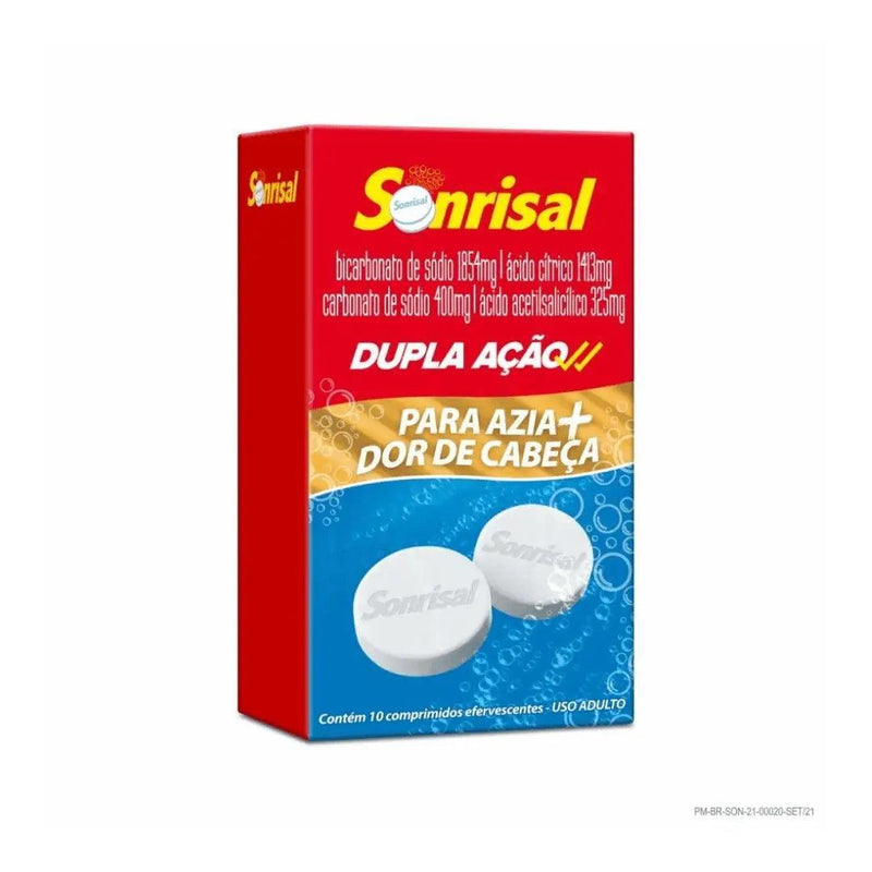 Sonrisal Tradicional Com 10 Comprimidos Efervecentes - Meu Brasil On Line