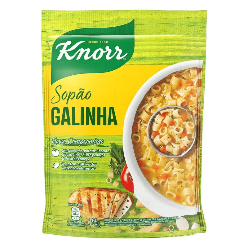 Sopão Galinha Knorr Sachê 194g - Meu Brasil On Line