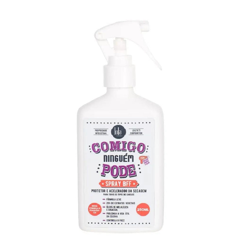 Spray BFF Comigo Ninguém Pode Protetor Térmico Lola Cosmetics 250ml - MEUBRASILONLINE