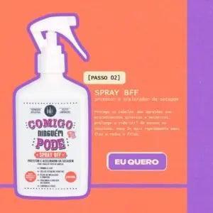 Spray BFF Comigo Ninguém Pode Protetor Térmico Lola Cosmetics 250ml - Meu Brasil On Line