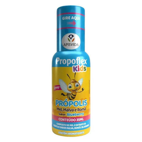Spray de Propolis com Mel e Blueberry Kids Beelife 35ml - MEUBRASILONLINE